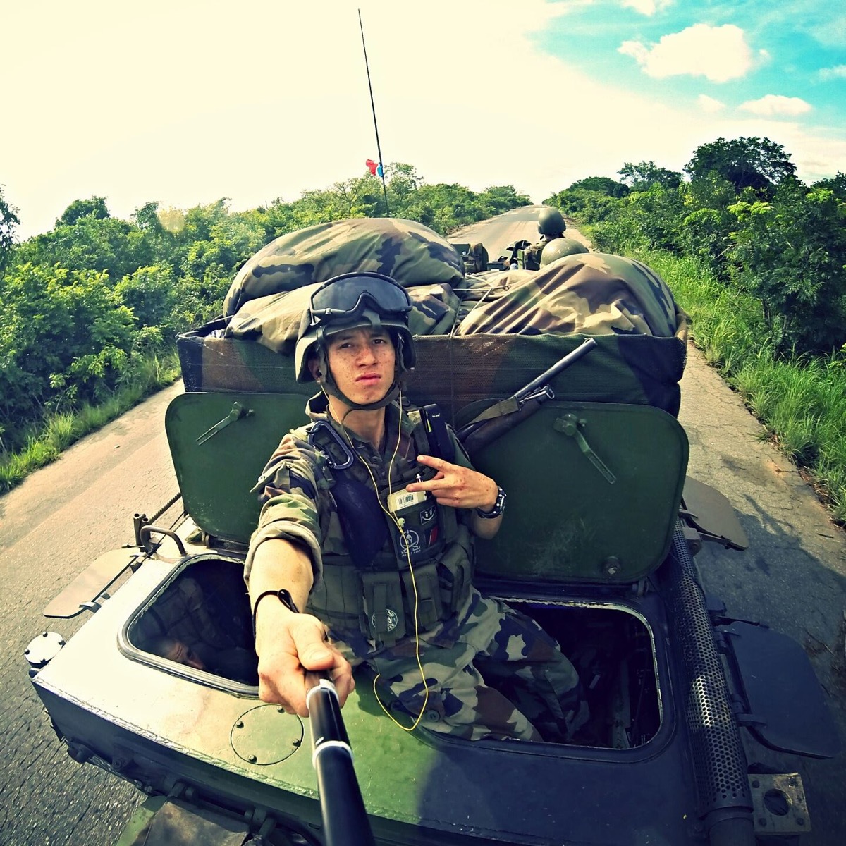 Christophe à l'armée